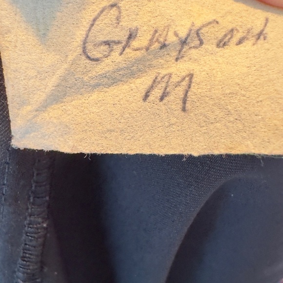 Vintage Black Skirt with Lace Panels Size Medium Made in USA - Picture 7 of 7